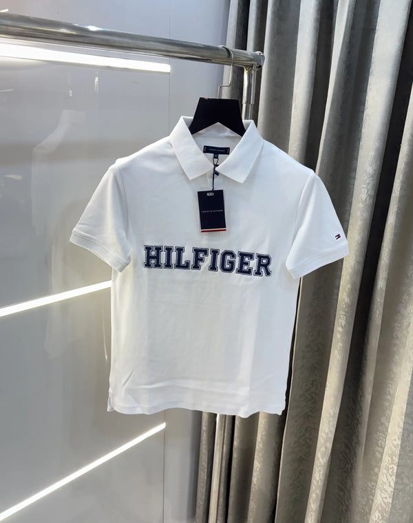 Tommy  Hilfiger White Premium Polo T-Shirt