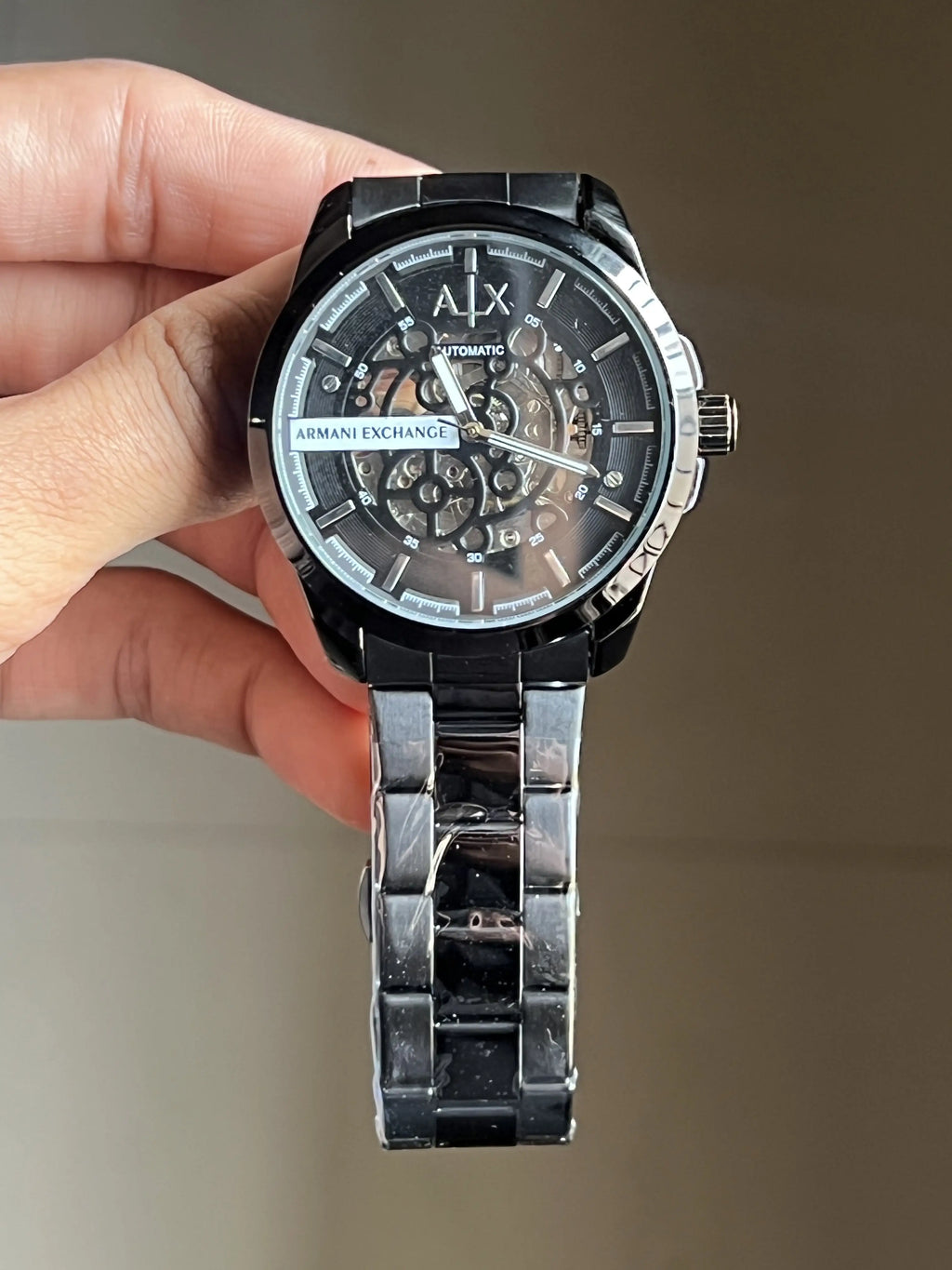 Armani Exchange Automatic White