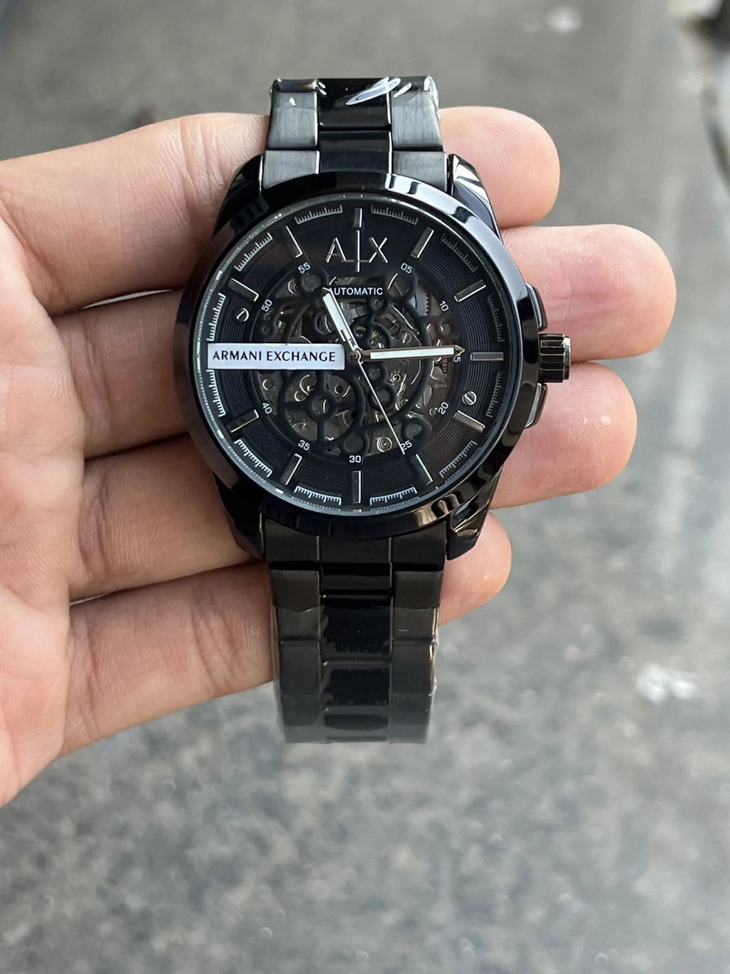 Armani Exchange Automatic White