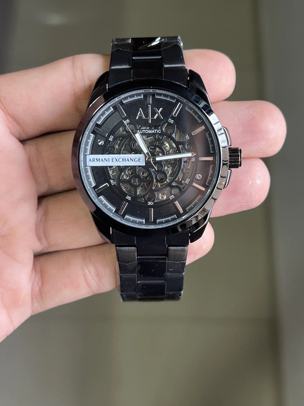Armani Exchange Automatic White