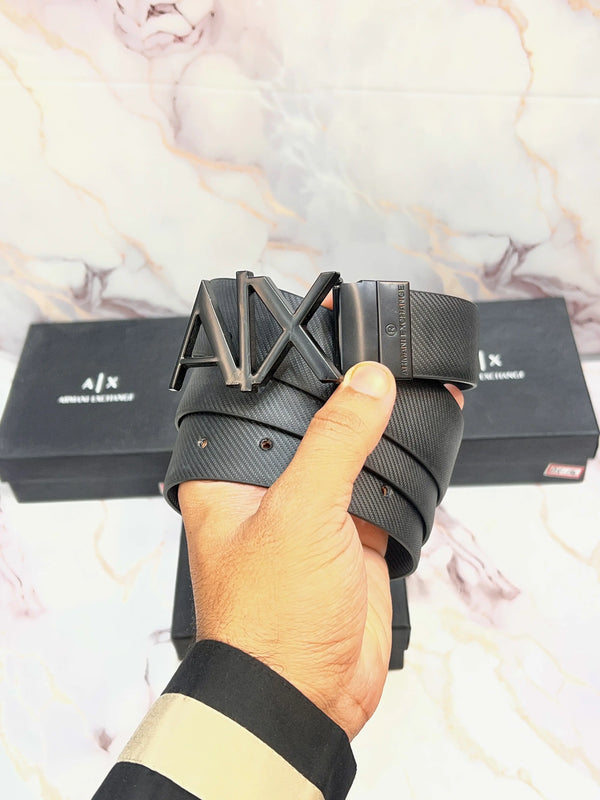 AX ARM-ANI. EXCHANGE PREMIUM QUALITY IMPORTED REVERSIBLE BELT WITH OG BOX AX-516