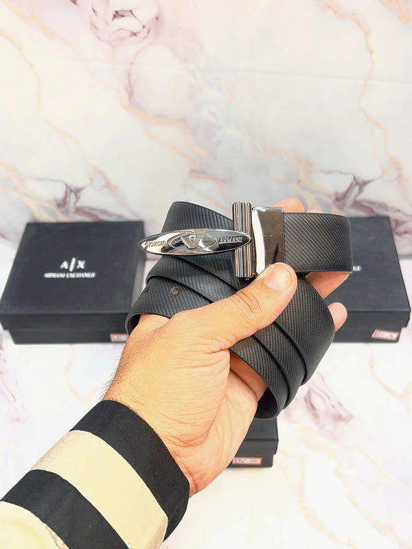 AX ARMANI EXCHANGE PREMIUM QUALITY IMPORTED REVERSIBLE BELT WITH OG BOX