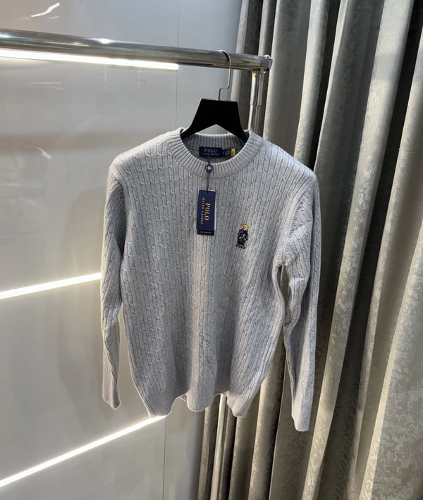 Ralp h  Lauren Grey Teddy Edition Imported Pull Over