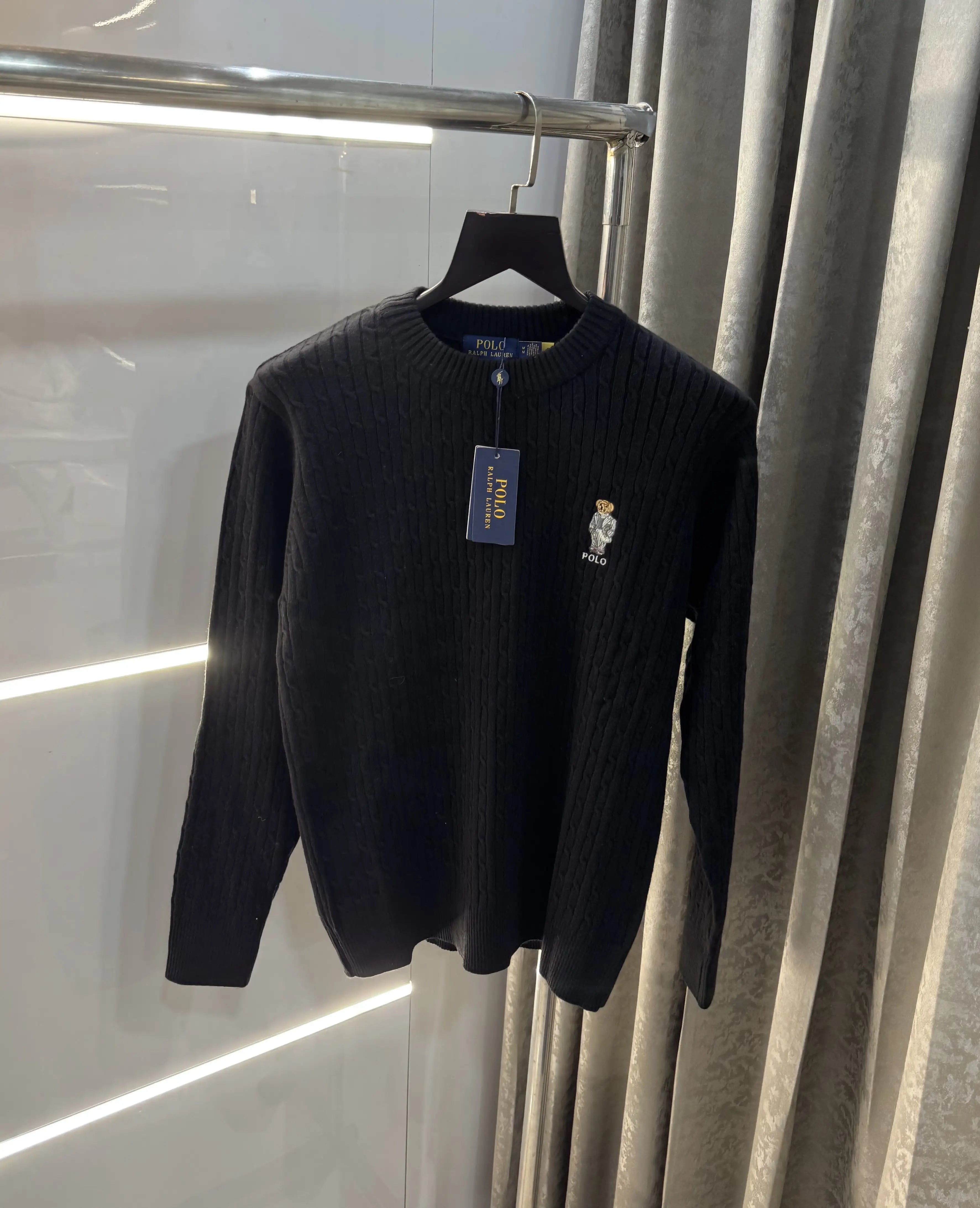 Ralp h  Lauren Black Teddy Edition Imported Pull Over Secondary image