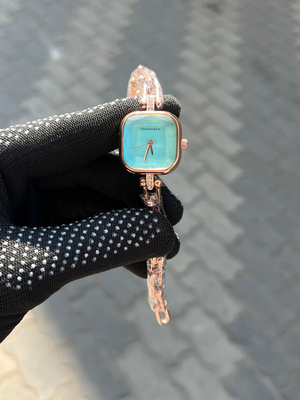 TiF-fanY & Co Rose Gold Sky Blue