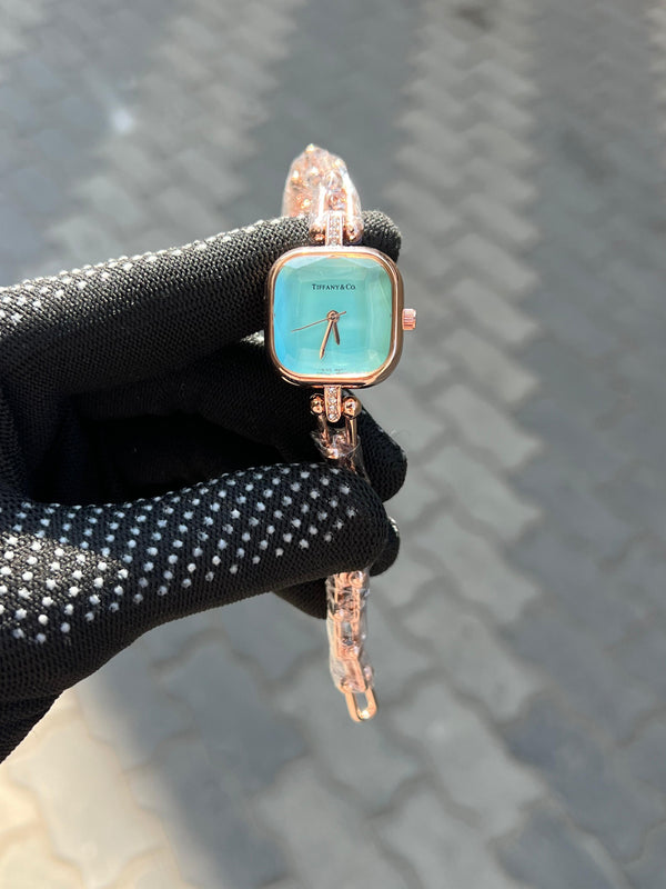 TiF-fanY & Co Rose Gold Sky Blue