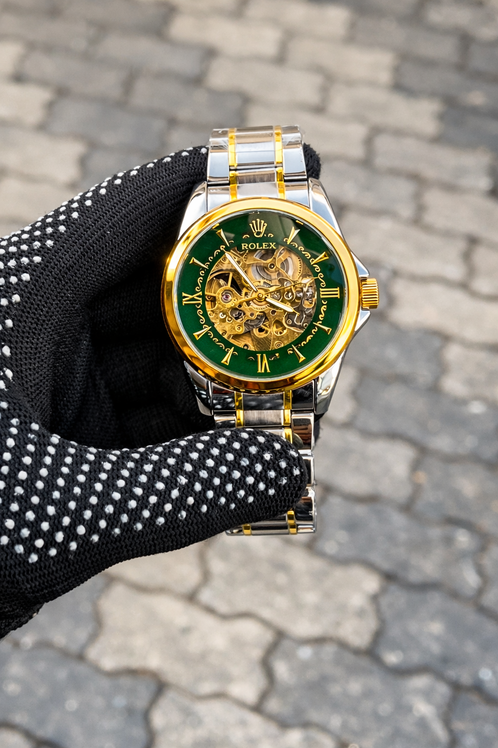 Role__-x!.. Automatic Two Tone Gree