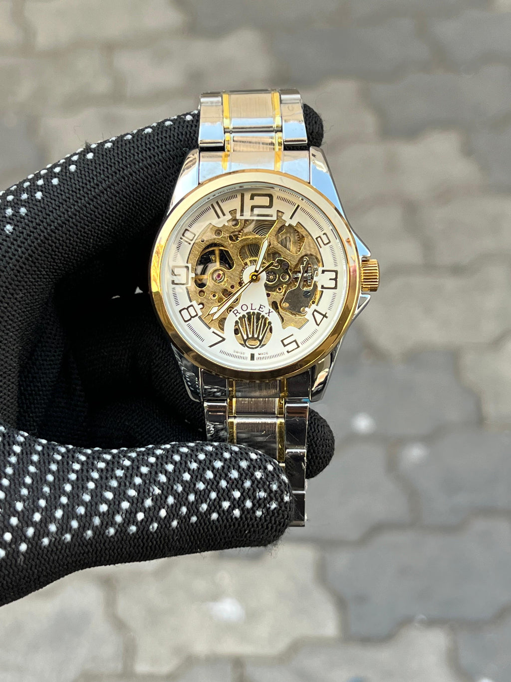 Role_X Automatic Two Tone White