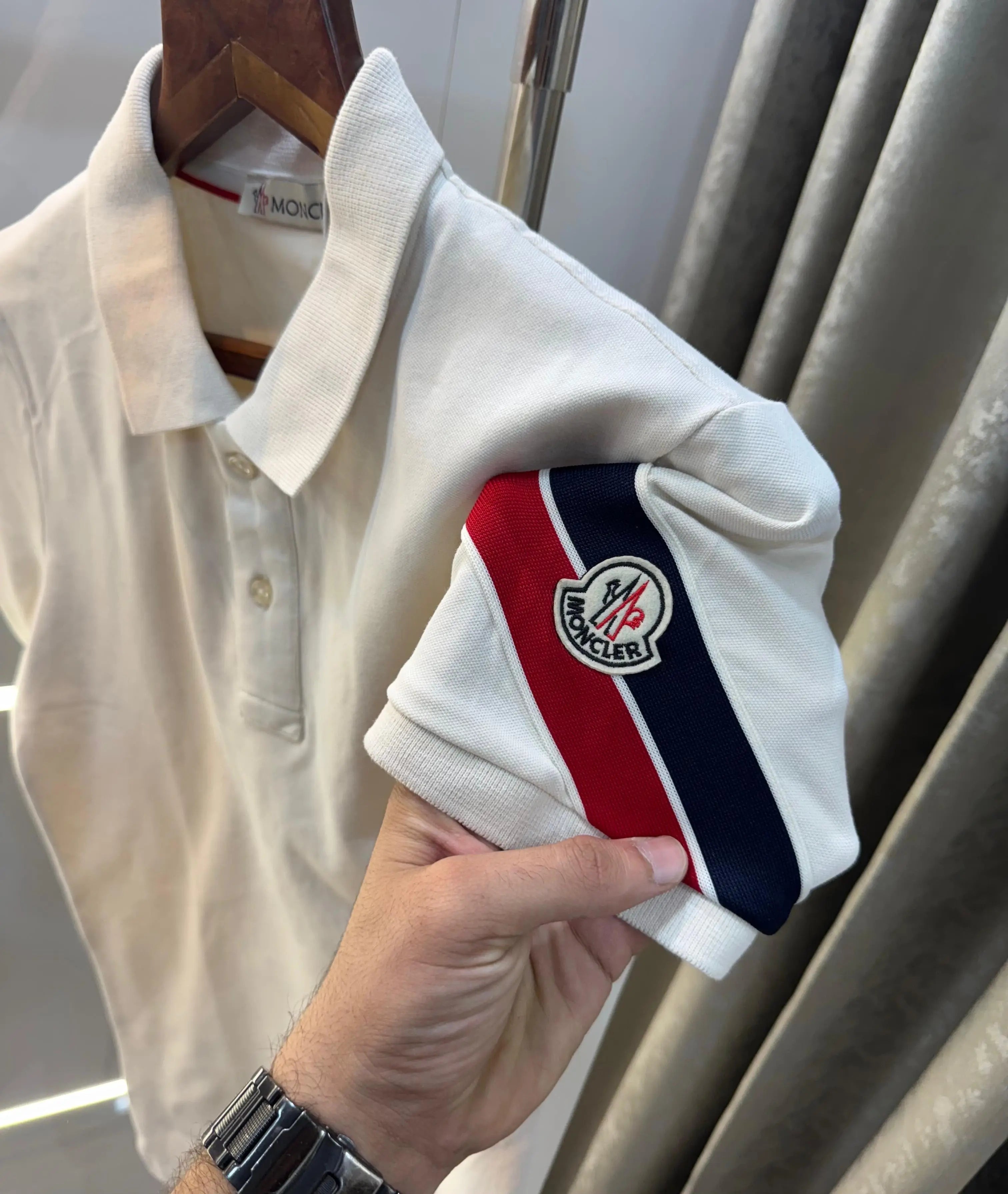 Moncle r creem premium Imported Polo T-Shirt