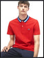 Lacost e Red Embroidery Logo Premium Polo T-Shirt