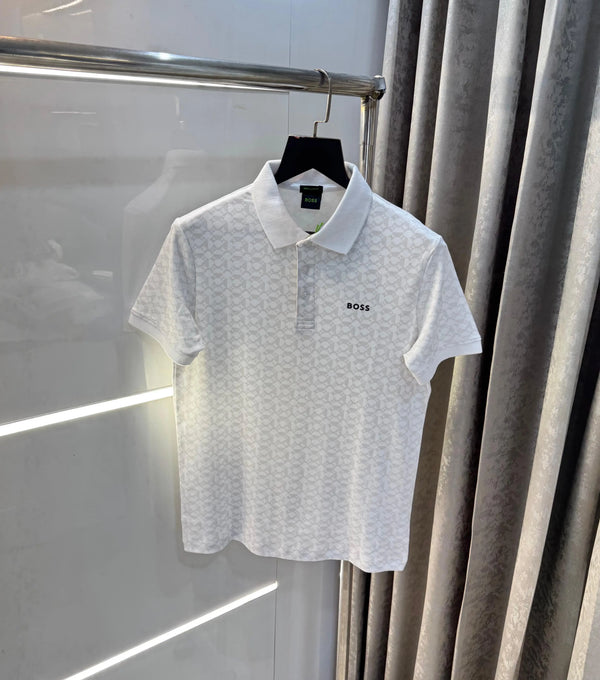 Hugo bos s White  monogarm Premium T-Shirt