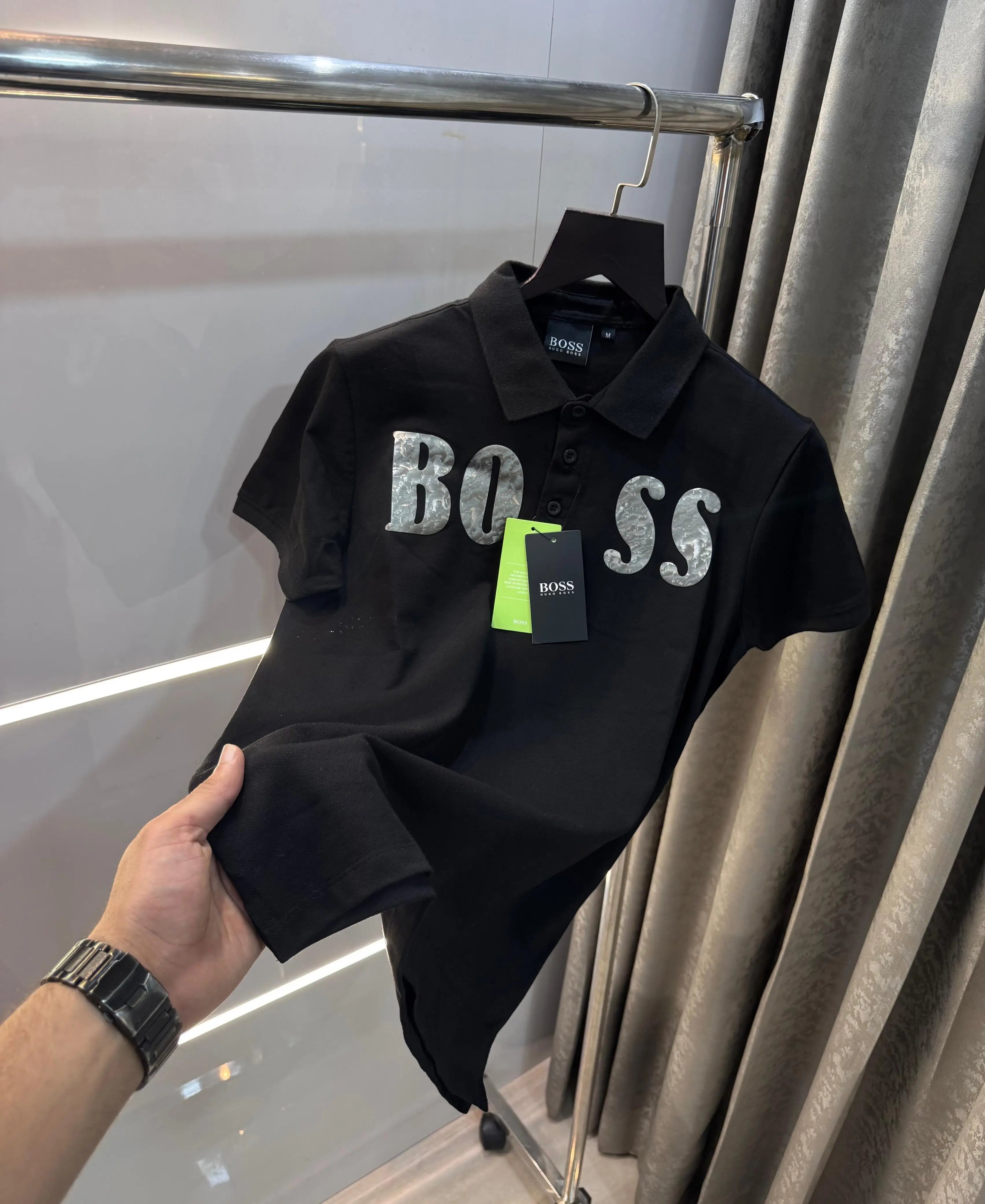Hugo bos s Black Classic Premium Polo T-Shirt