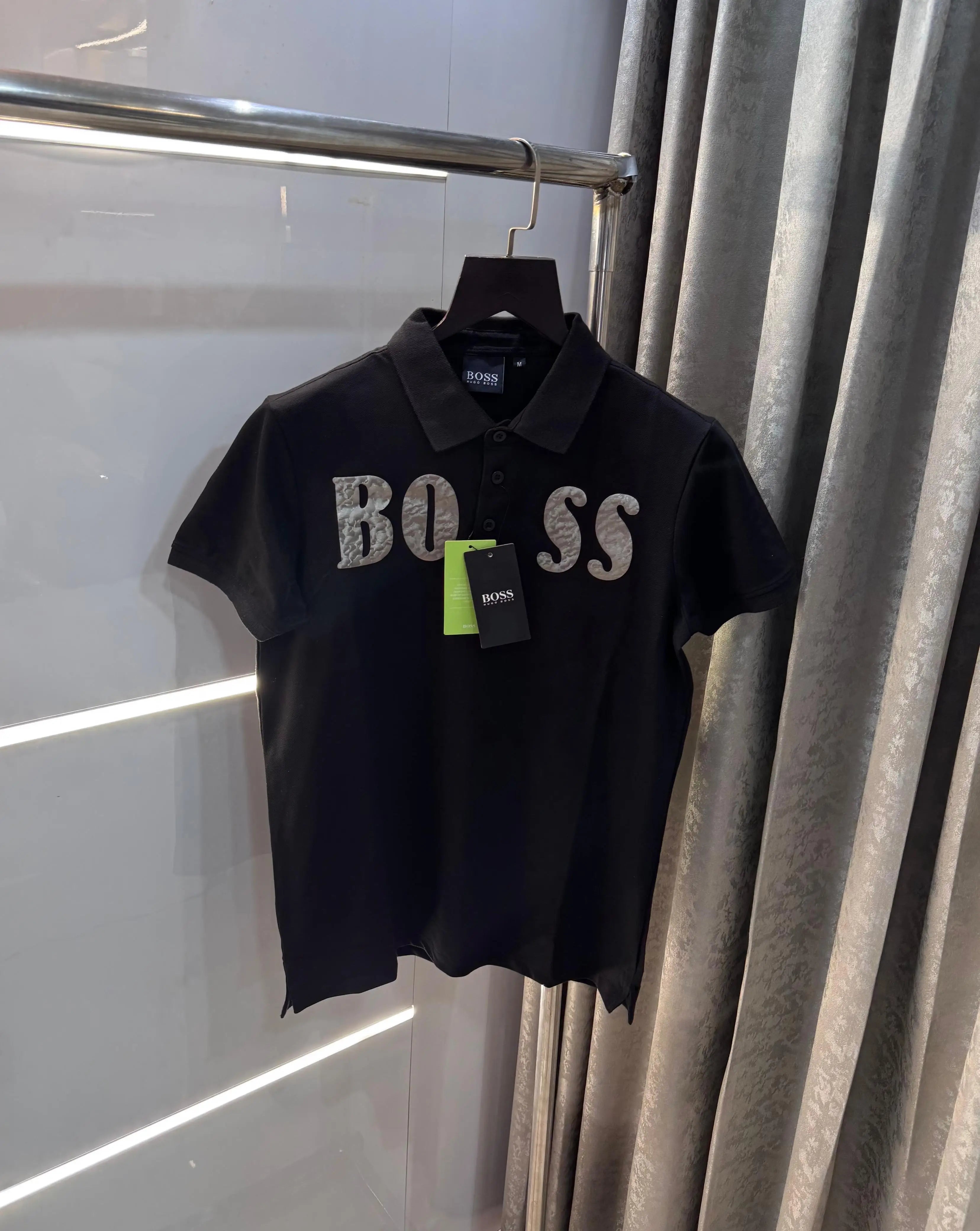 Hugo bos s Black Classic Premium Polo T-Shirt