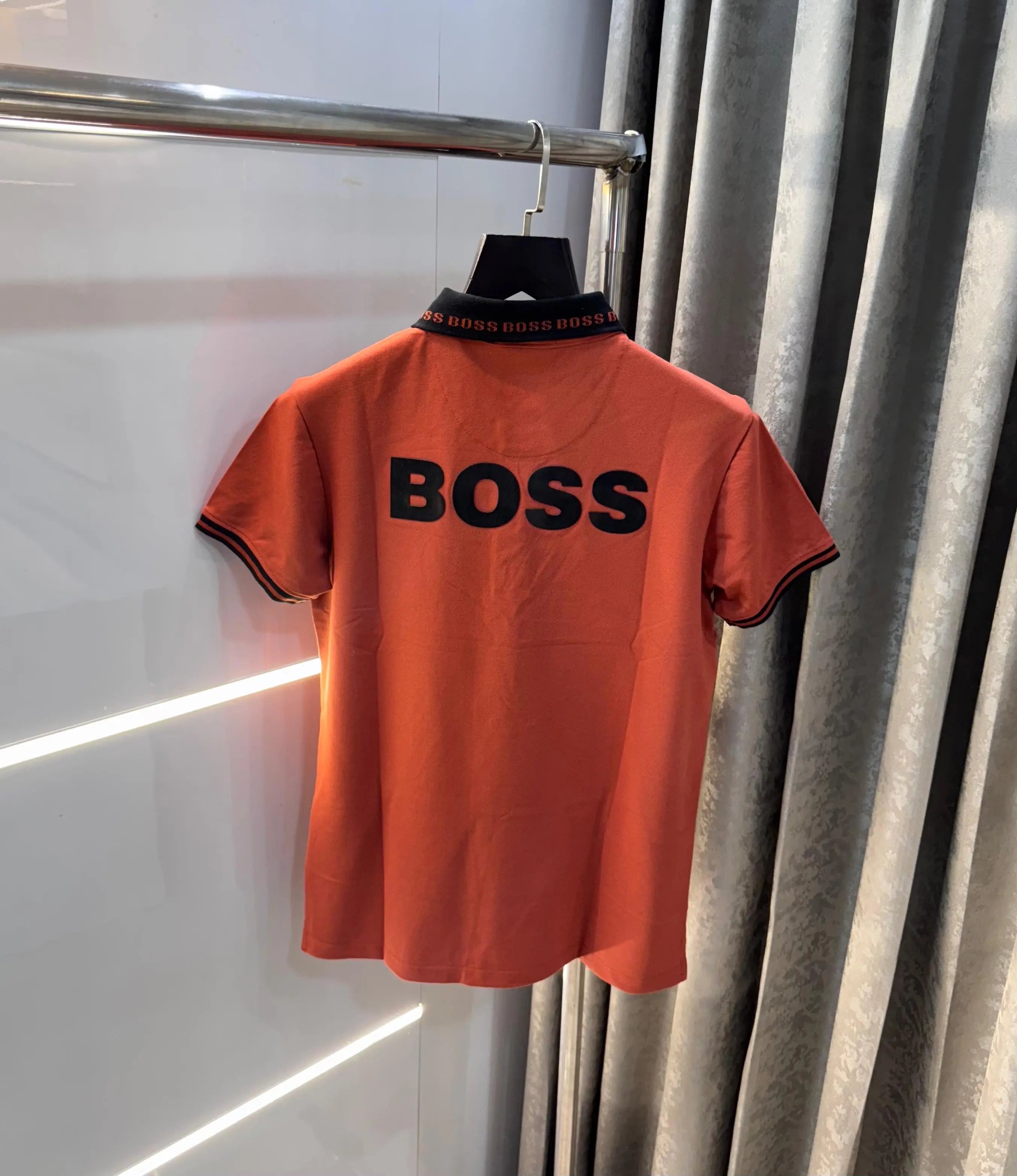 Hugo bos s Rust  Classic Premium Polo T-Shirt