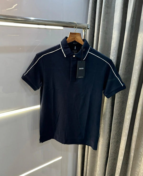 Hugo bos s Navy Classic Premium Polo T-Shirt
