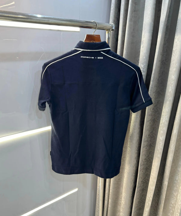 Hugo bos s Navy Classic Premium Polo T-Shirt