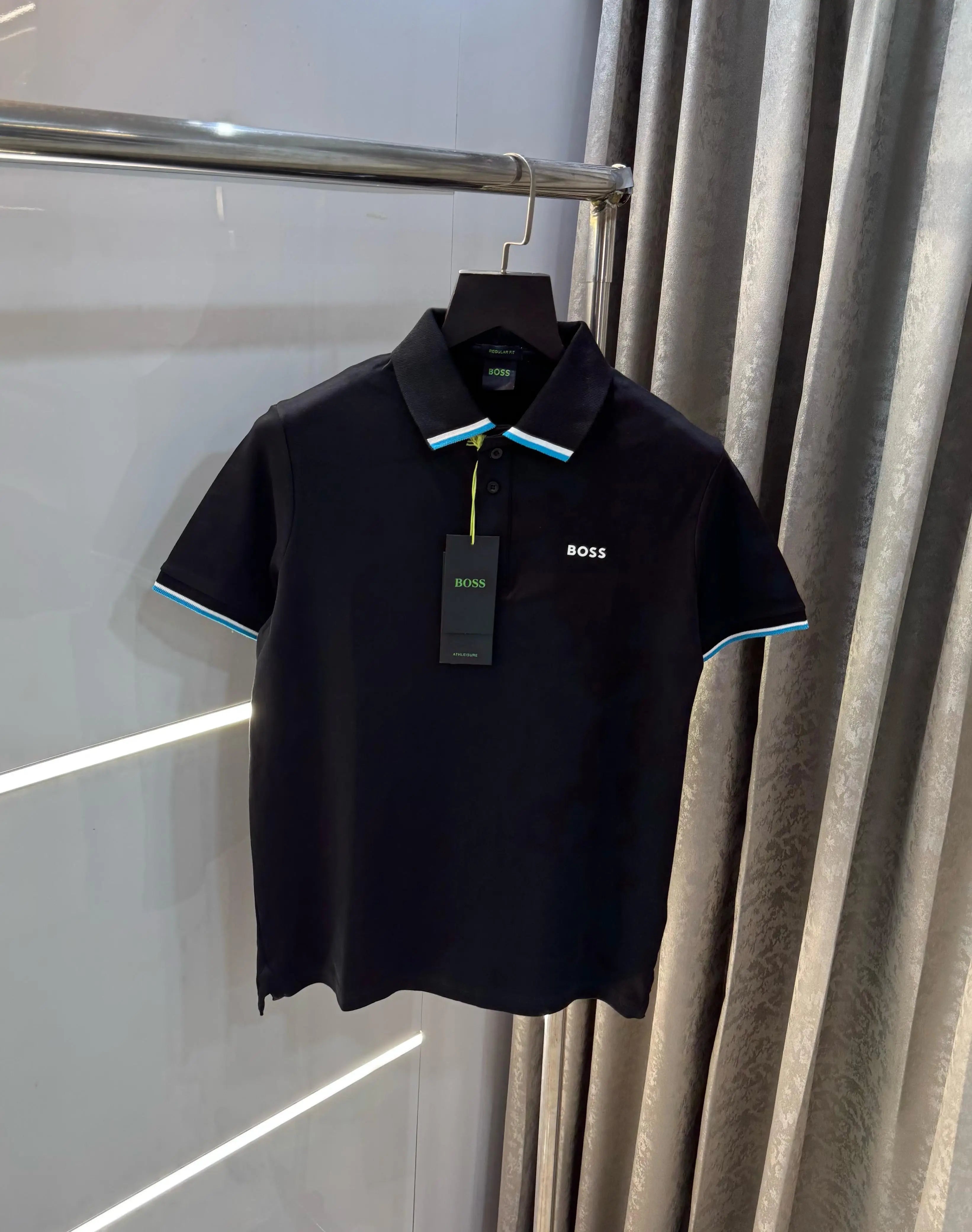 Hugo bos s Black  Classic Premium Polo T-Shirt