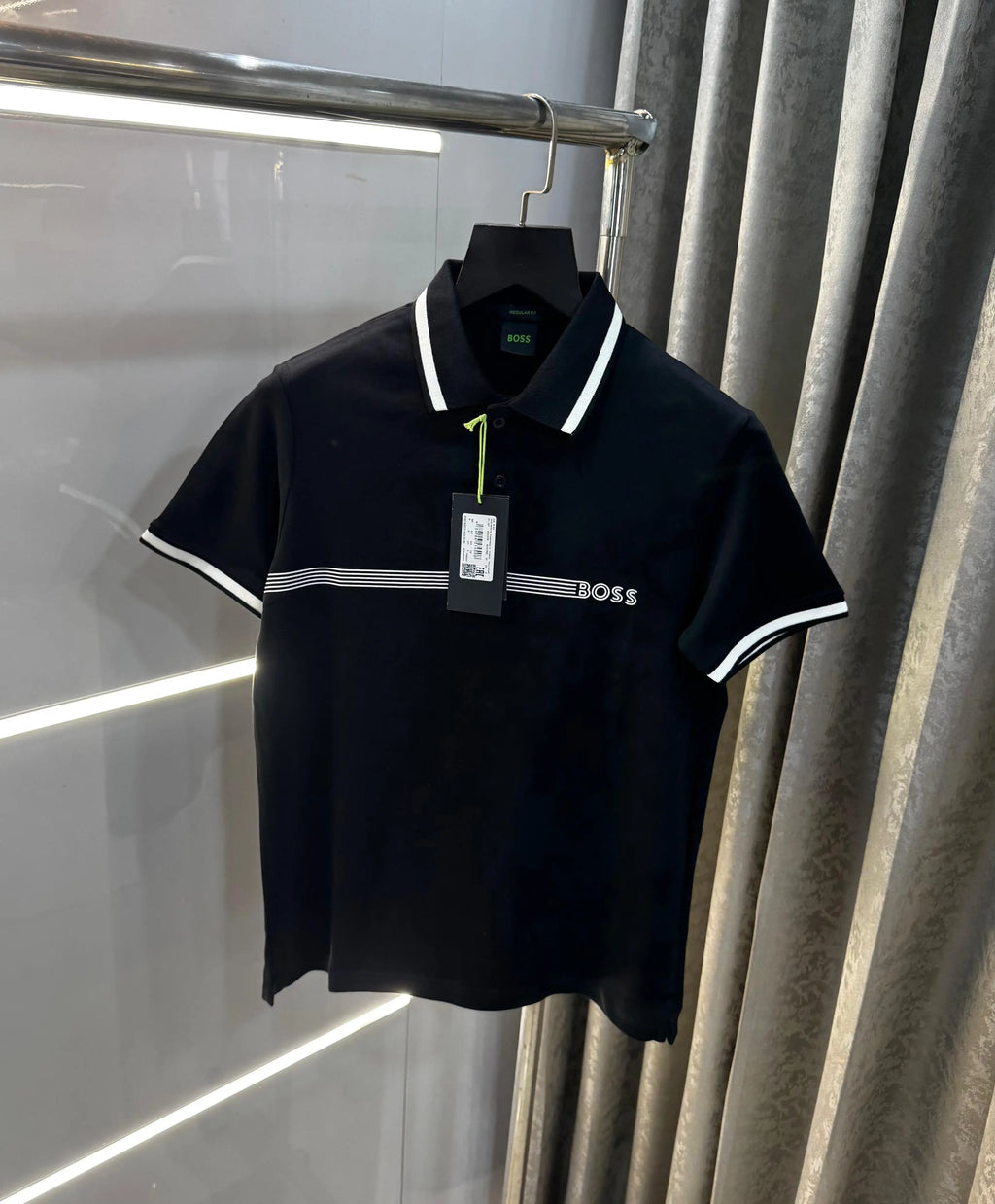 Hugo bos s Black  Classic Premium Polo T-Shirt
