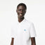 Lacost e White Embroidery Logo Premium Polo T-Shirt