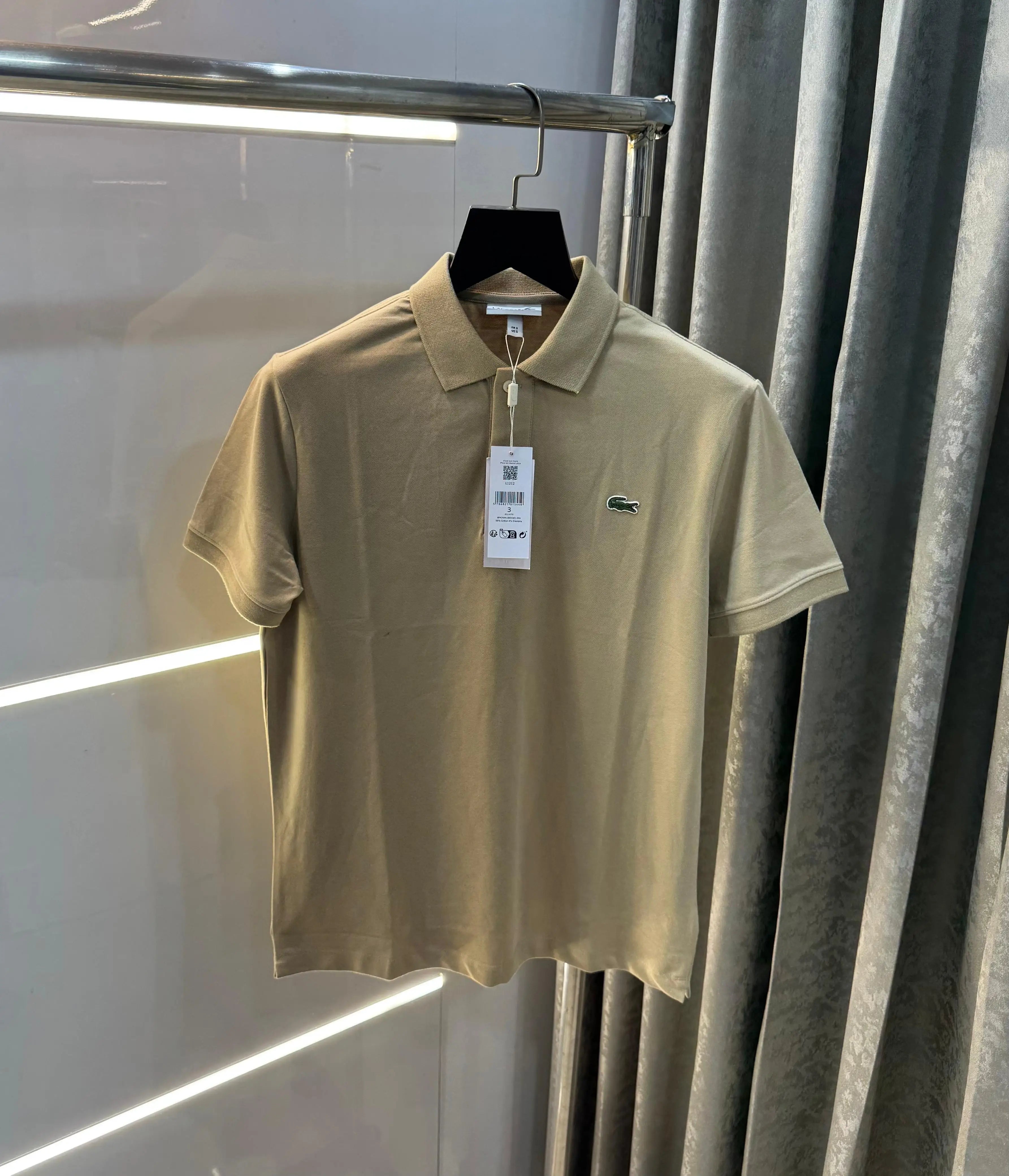 Lacost e Baige  Embroidery Logo Premium Polo T-Shirt Secondary image