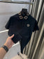 Versac e Couture Black Collar Logo Imported Polo T-Shirt