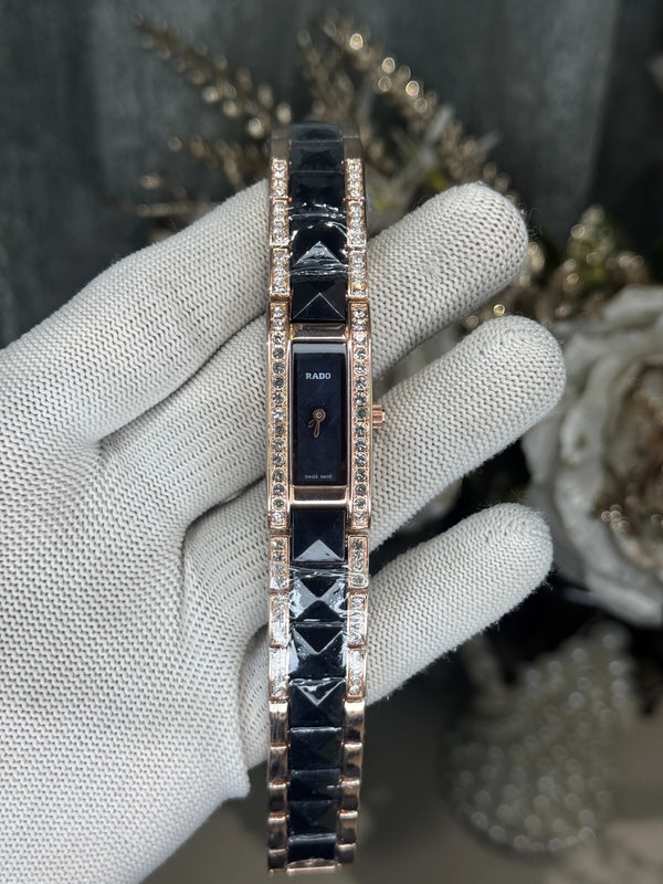 Rad o Copper Black Premium Ladies Watch