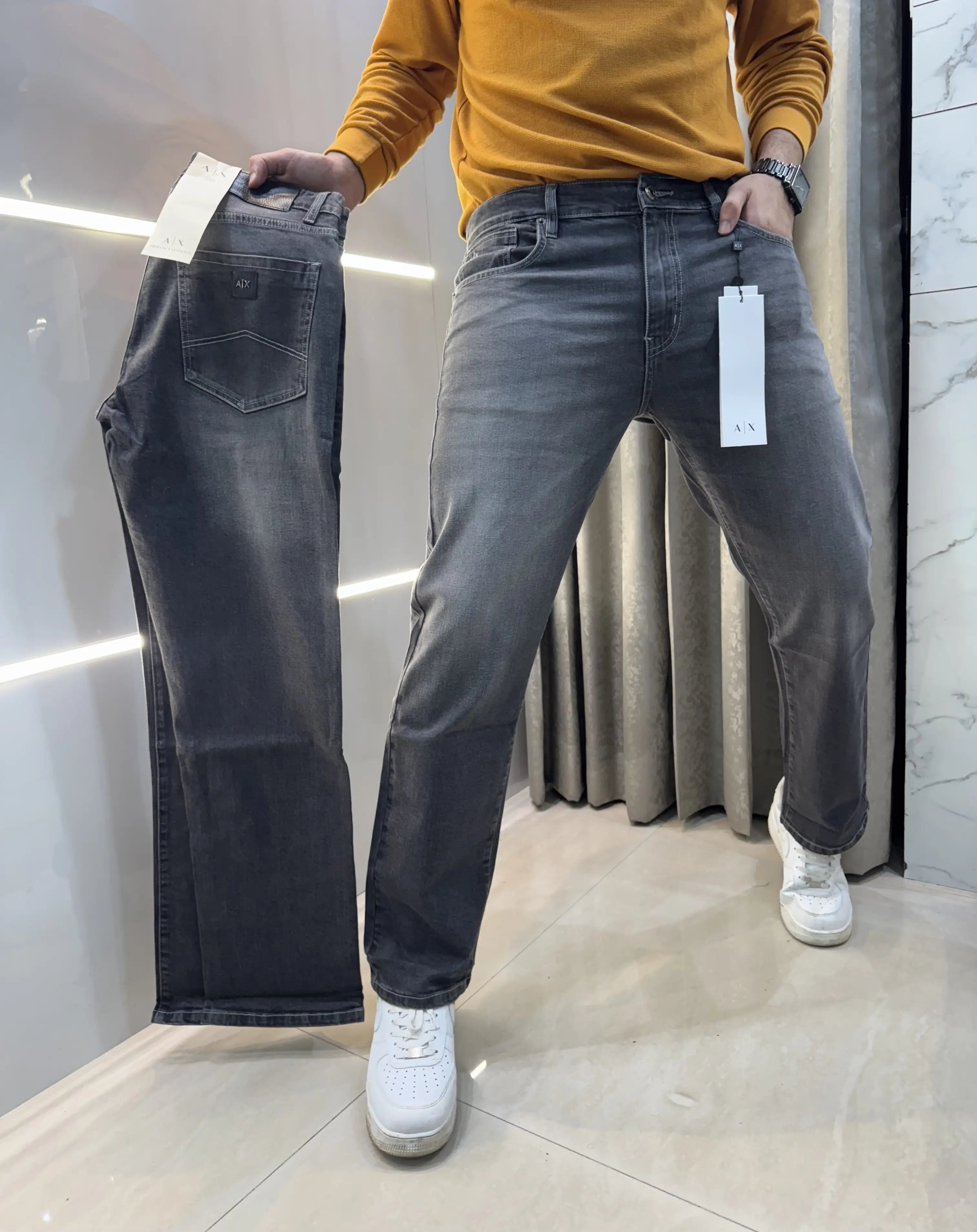Arman i E_x...change Dark Grey Imported Classic Denim Secondary image