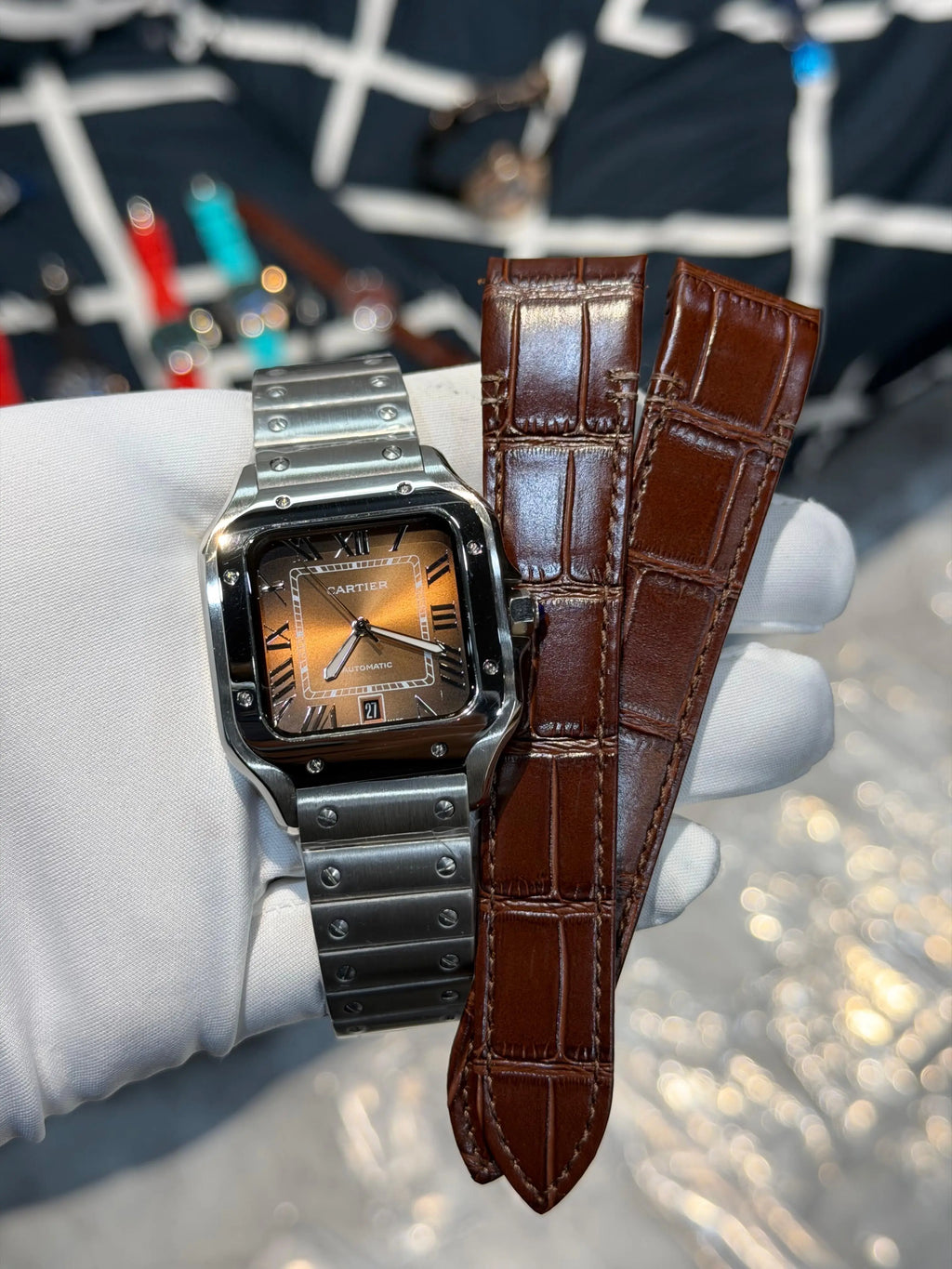 car_tier Santos Dual Strap Automatic