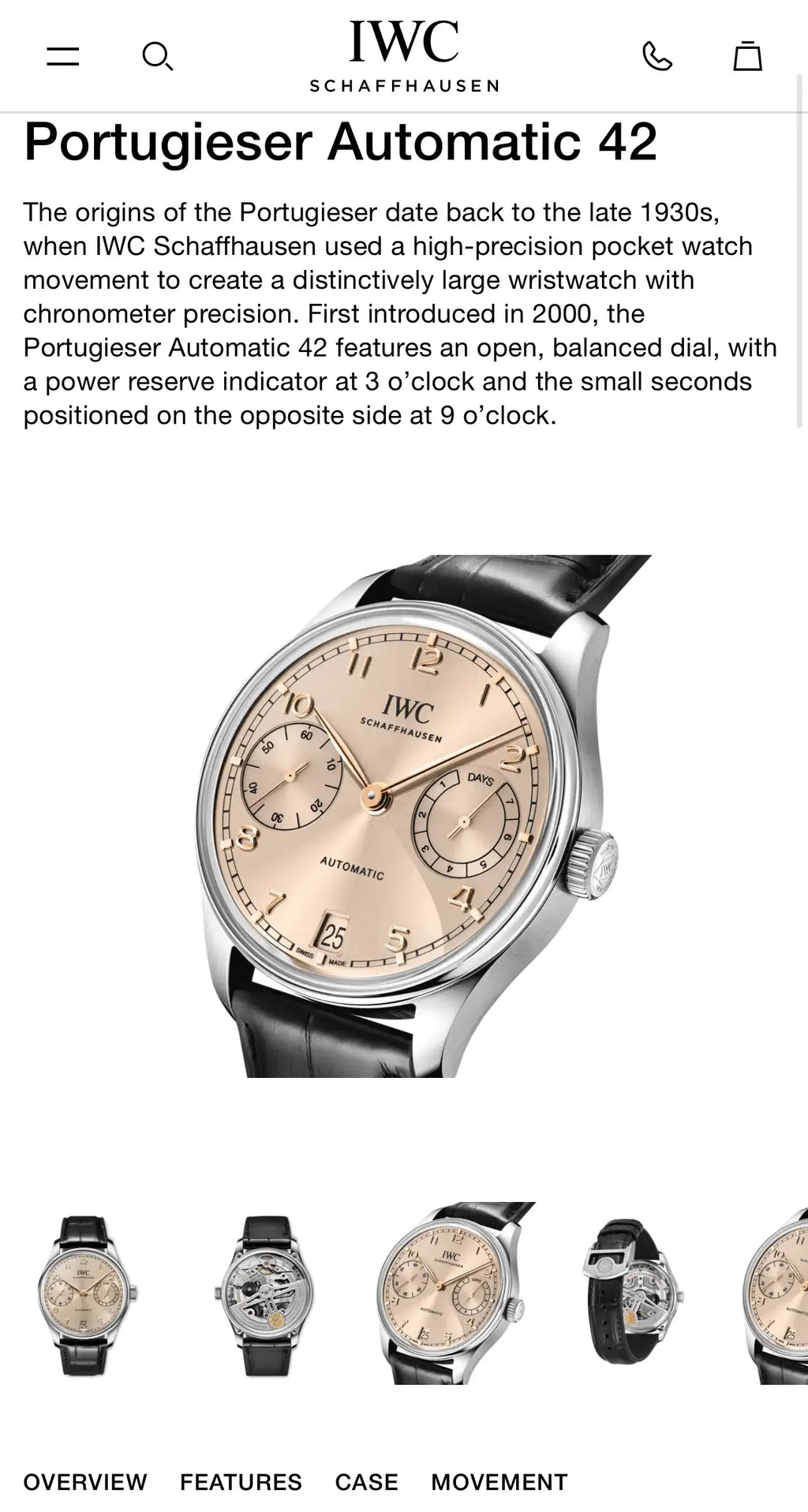 IWC Portugieser Automatic - IW501705