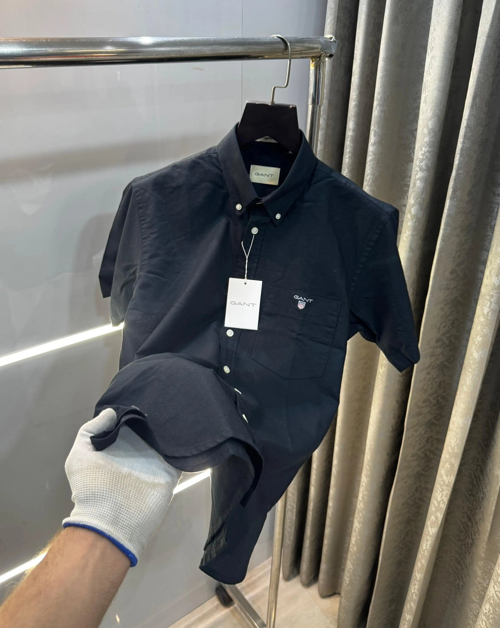 Gant Black  half  Premium Classic Shirt