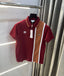 Lacost e Maroon Logo Work Premium Polo T-Shirt