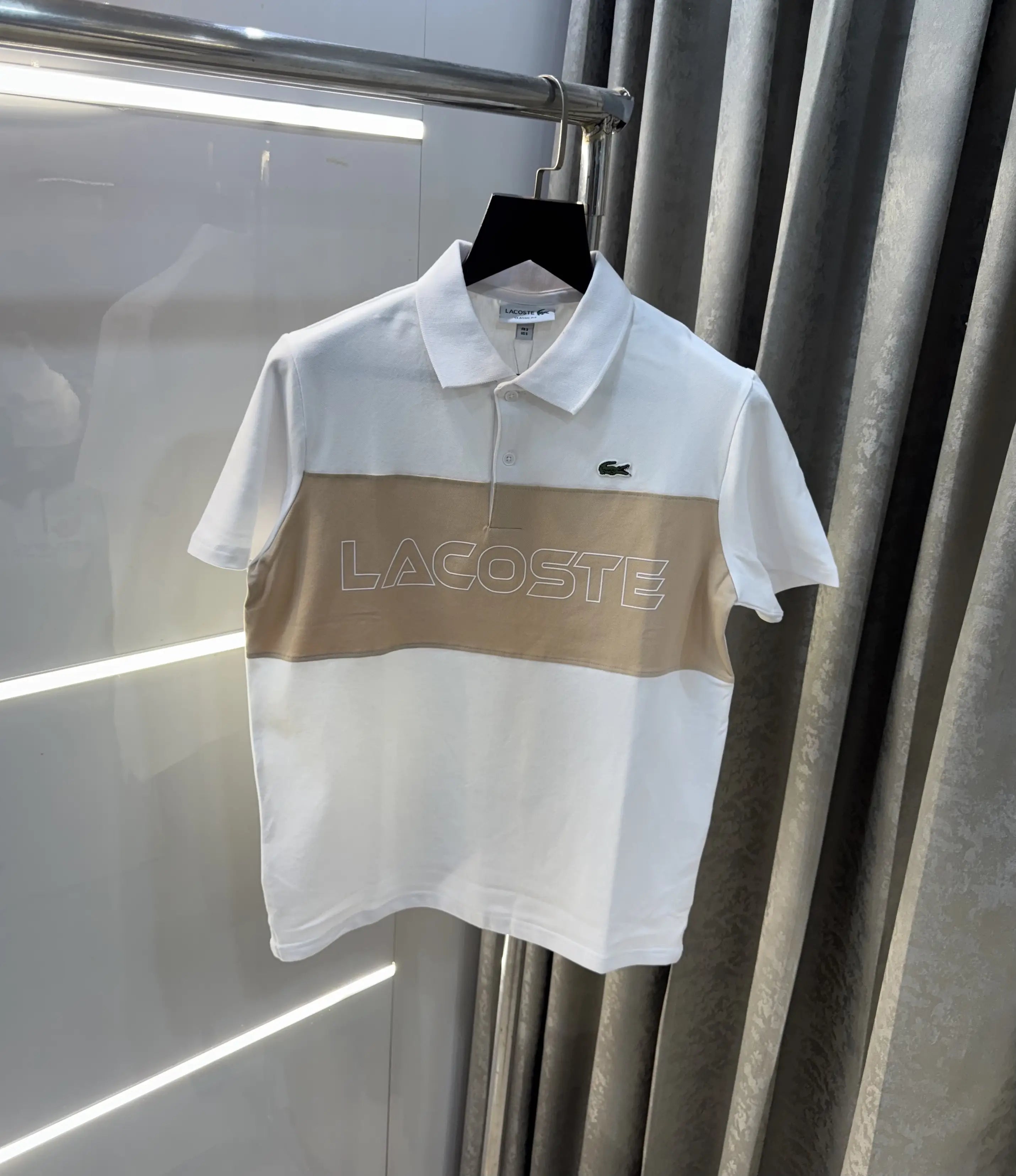 Lacost e White Logo Work Premium Polo T-Shirt Main image