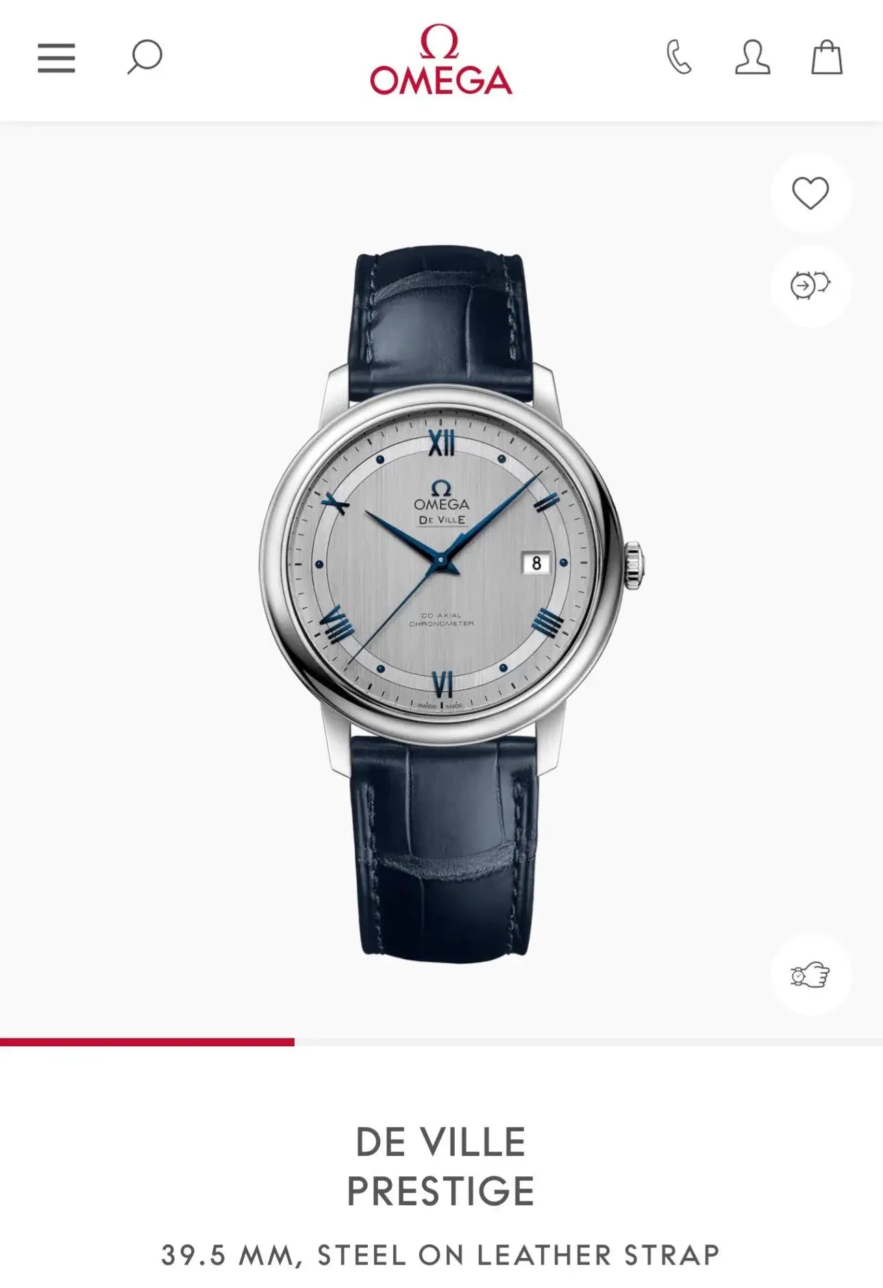 Omega De Ville Prestige Automatic