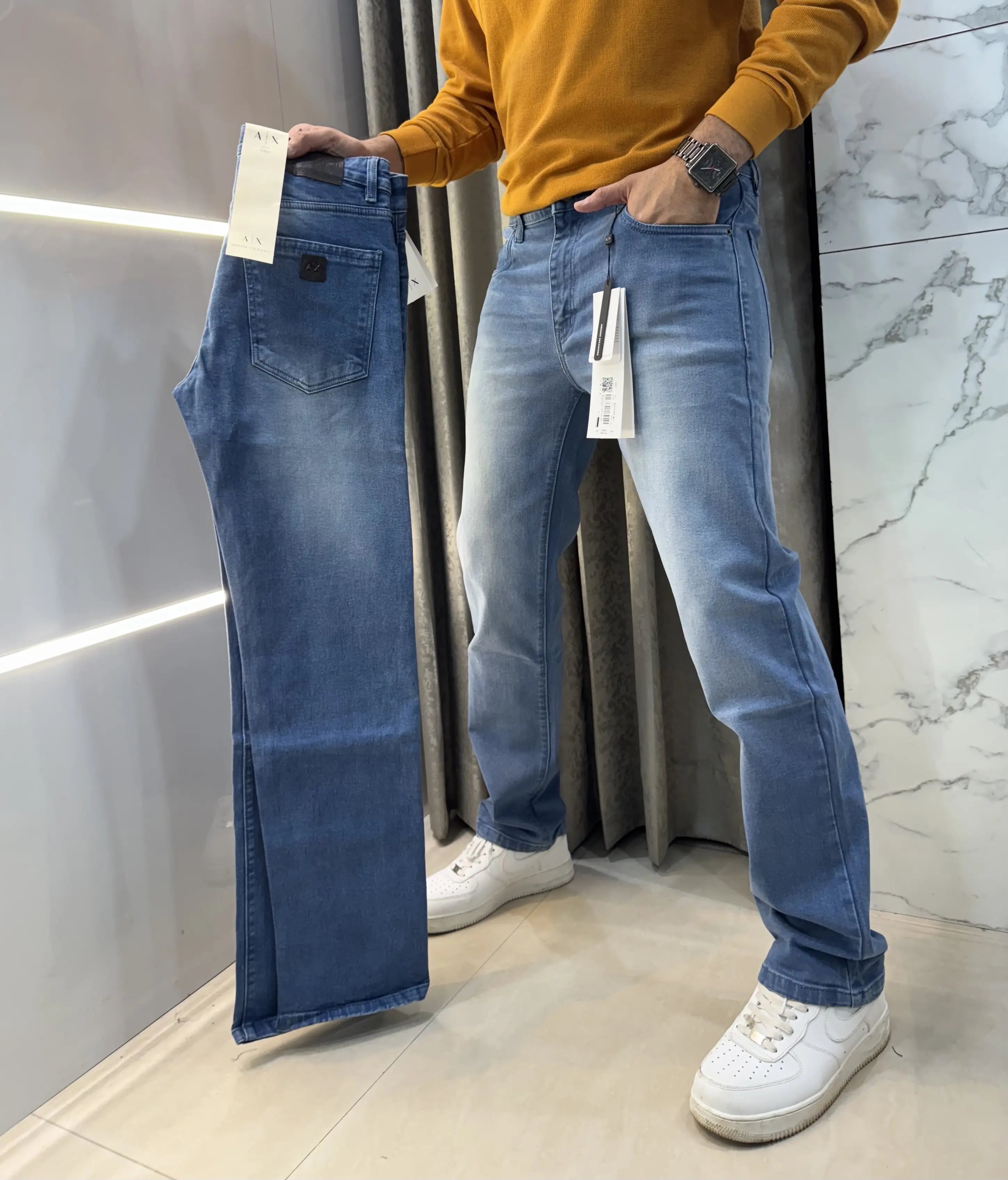 Arman i E-xchange Mid Blue Imported Classic Denim Main image