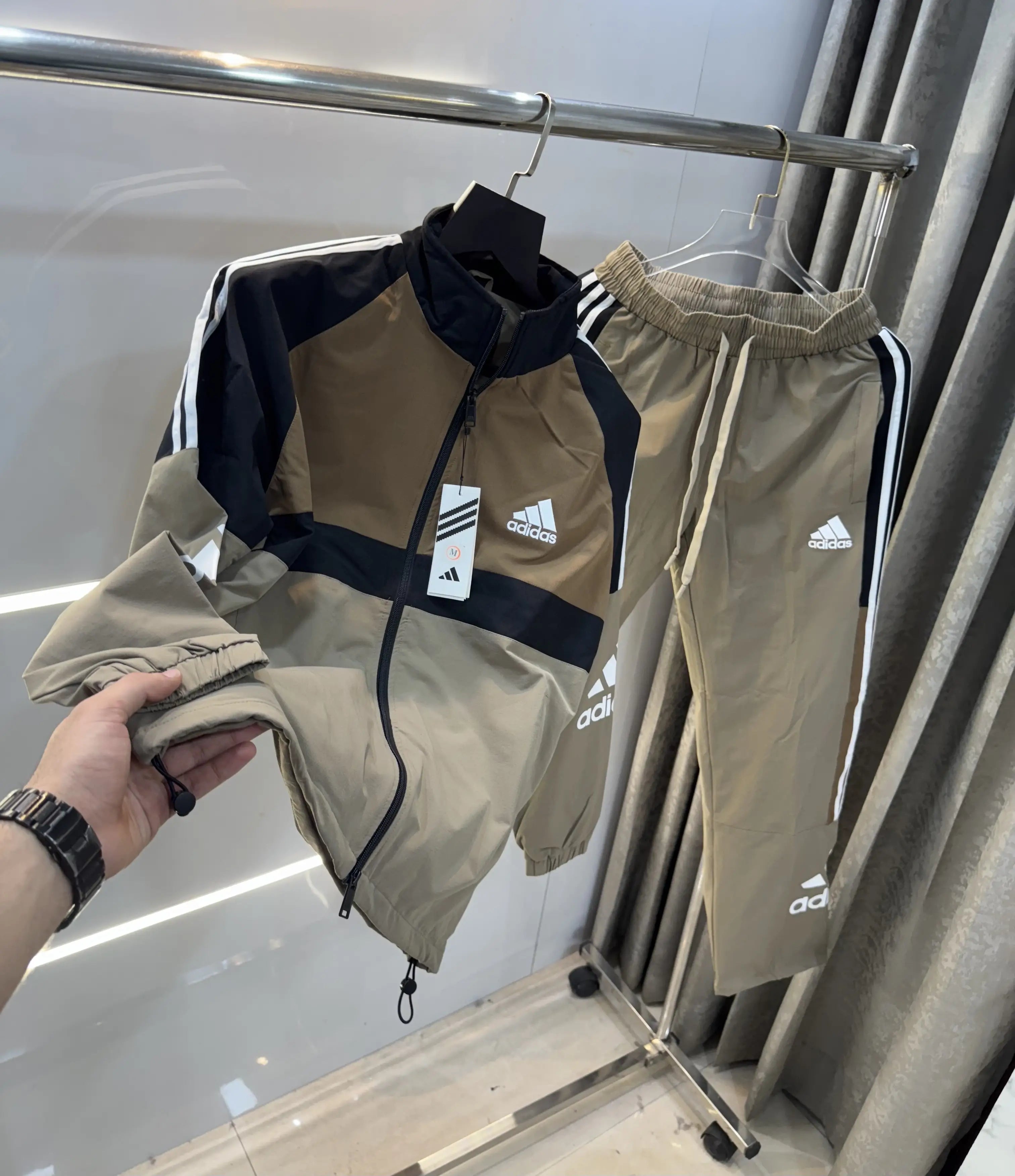 Adida s Brown Logo Work Premium Tracksuit Secondary image