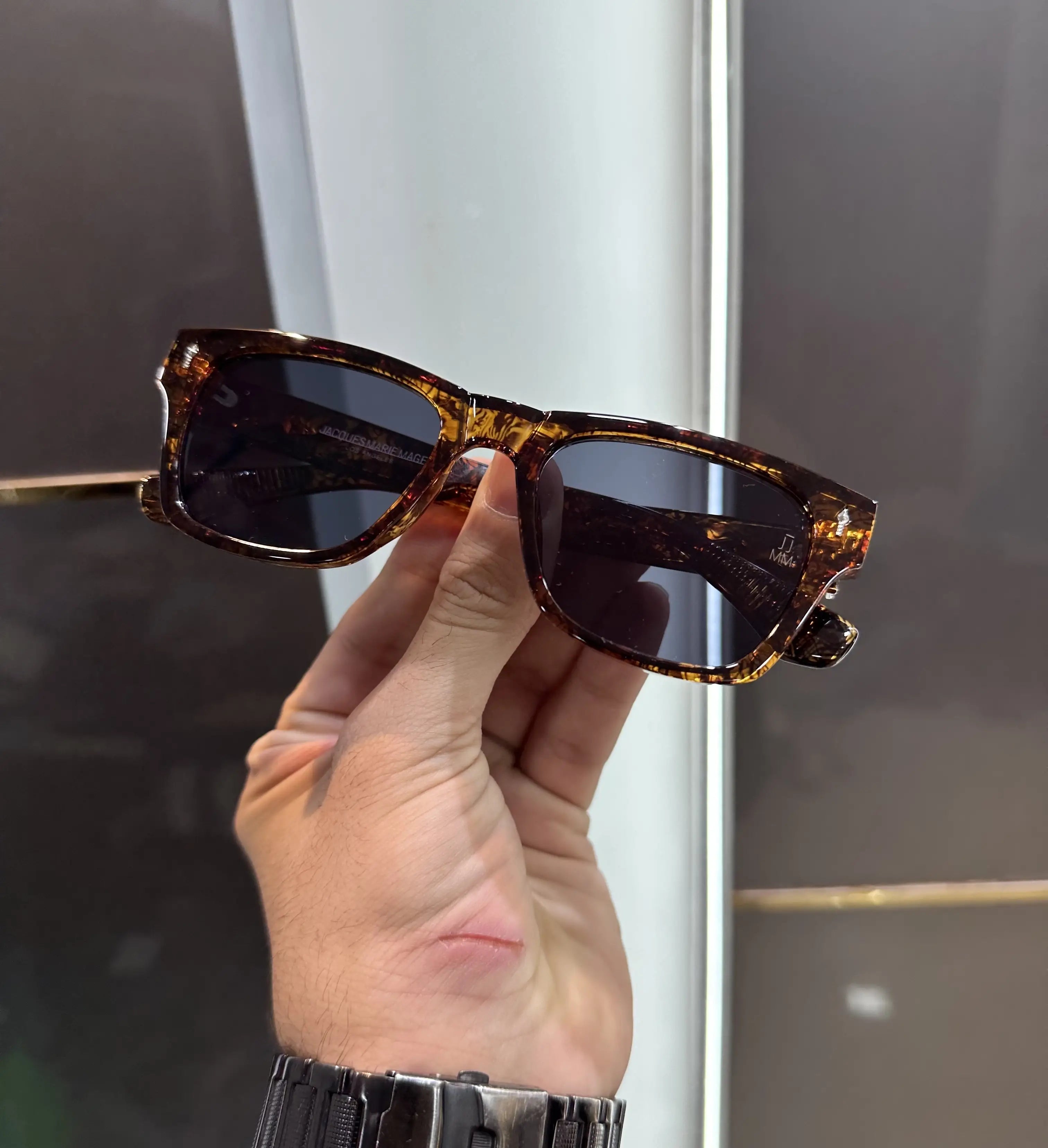 Jacques Marie Mage Tiger Black Premium Shades 6645