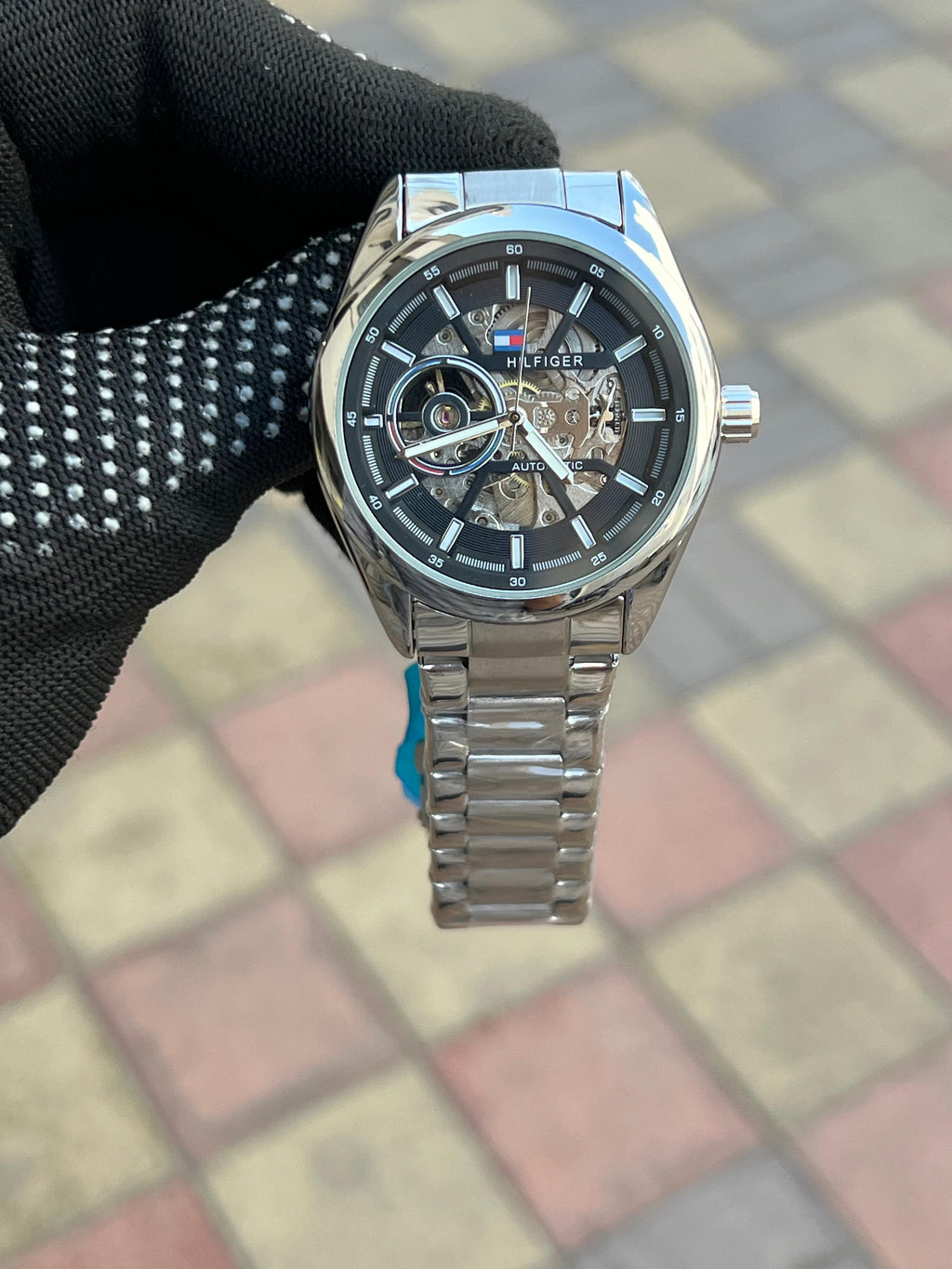 Tommy Hilfiger Automatic Silver Black