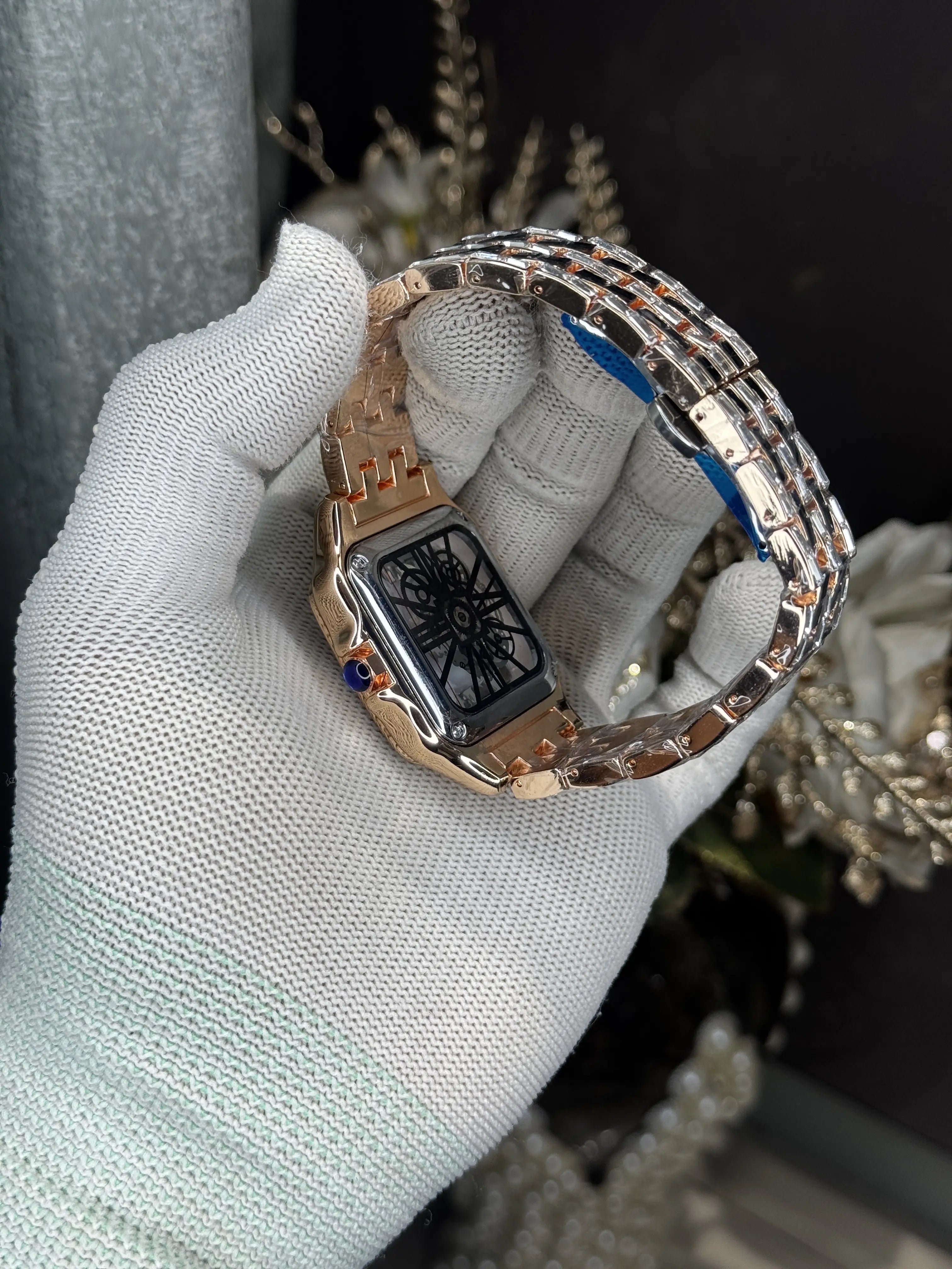 Cartie r Diamond Santos Copper Black Premium Watch