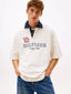 Tommy  Hilfiger Cream Logo Work Premium Polo T-Shirt