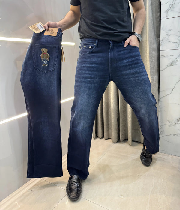 Ralph  Lauren Dark Blue Teddy Edtion Imported Denim