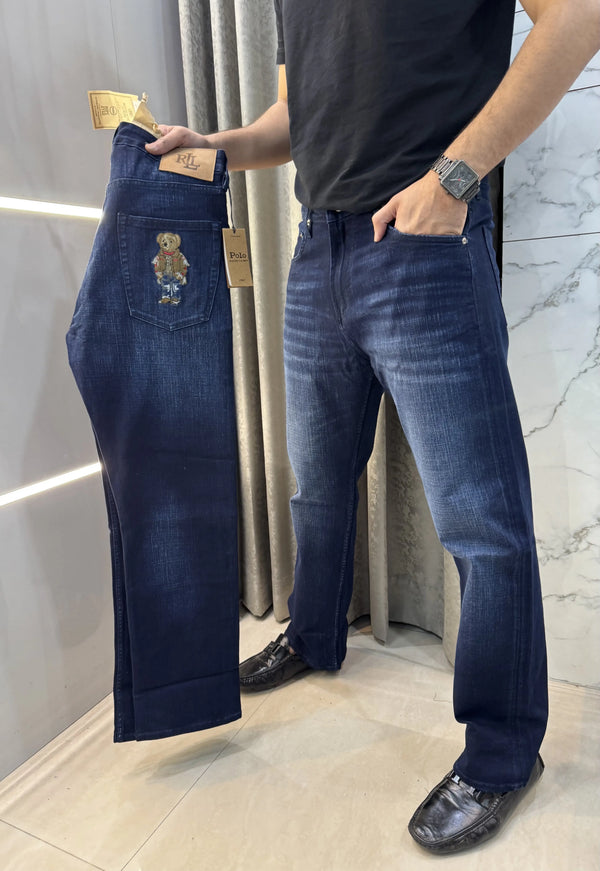 Ralph  Lauren Dark Blue Teddy Edtion Imported Denim