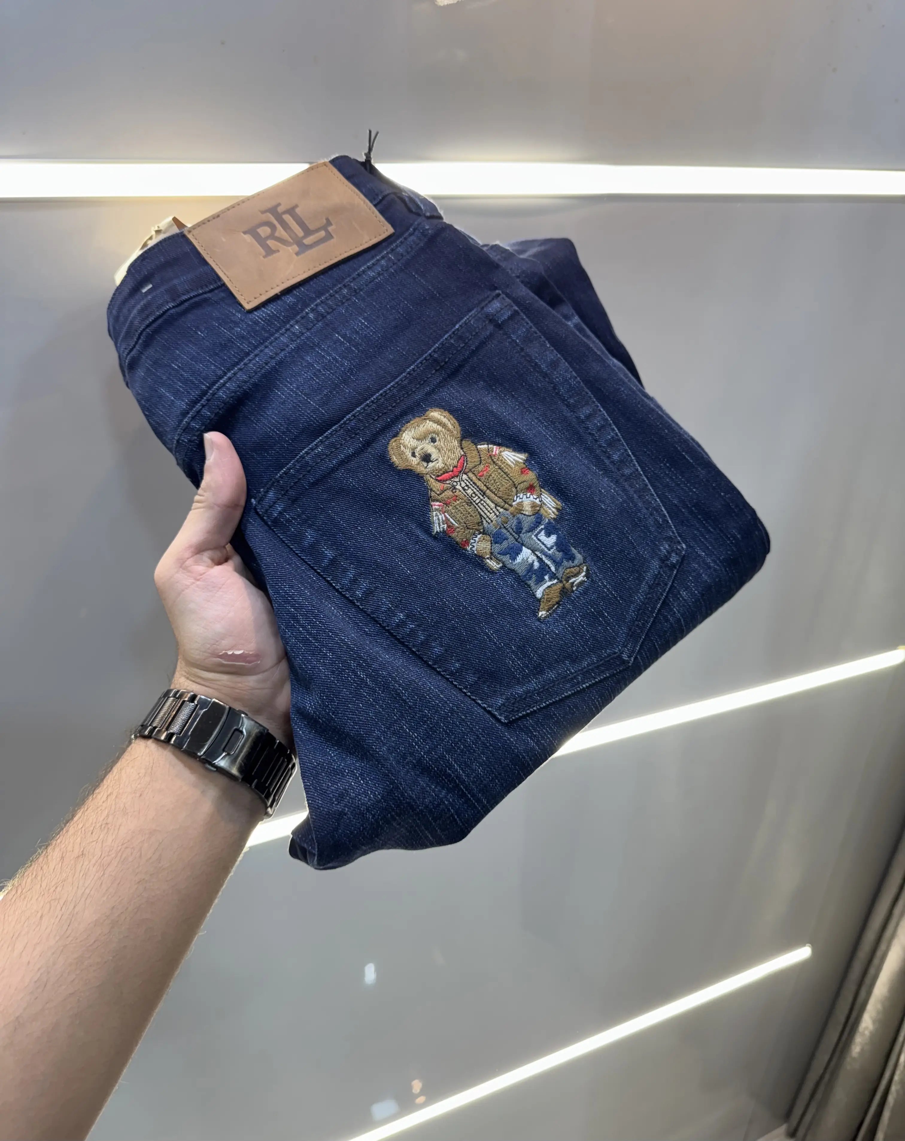 Ralph  Lauren Dark Blue Teddy Edtion Imported Denim