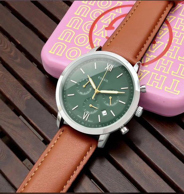 FOSSIL_CRONOGRAPH_SILVER-GREEN