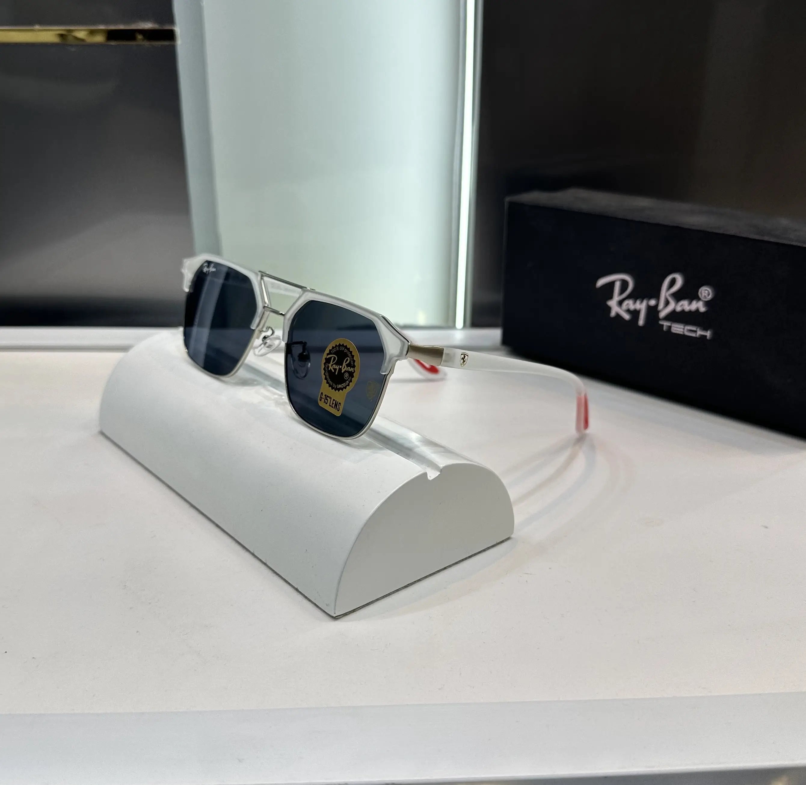 Ray Ban Ice Black Premium Shades 04
