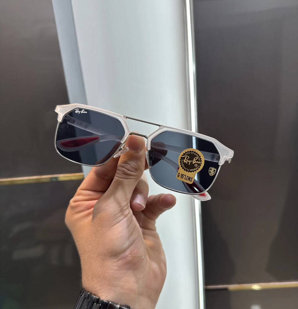 Ray Ban Ice Black Premium Shades 04