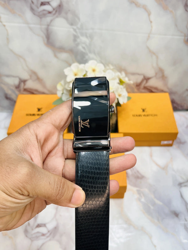 LV LOUIS VUITTON PREMIUM QUALITY IMPORTED REVERSIBLE BELT WITH OG BOX