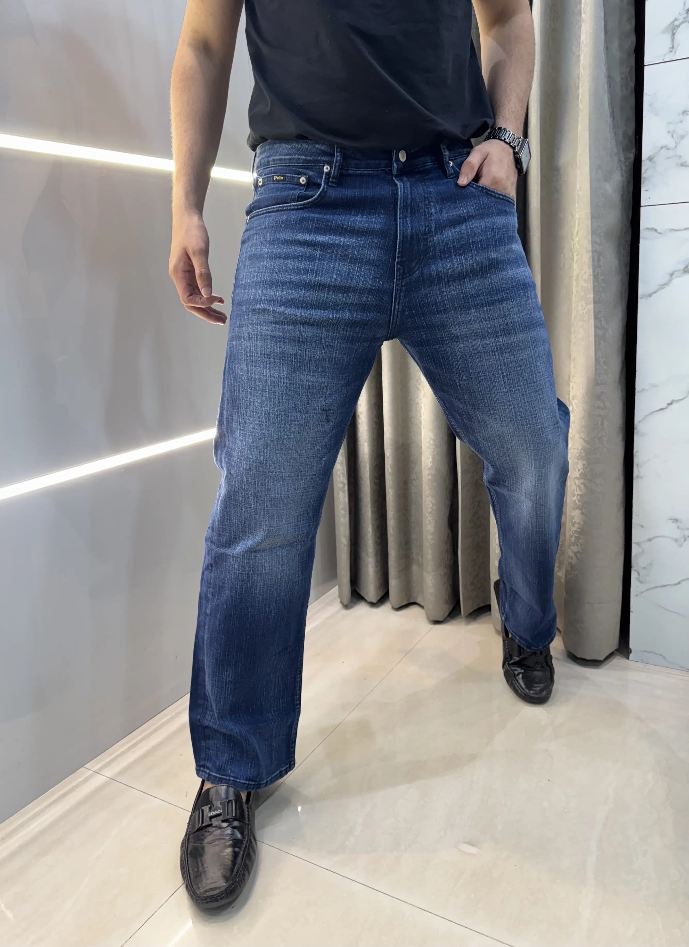 Ralph  Lauren Mid Blue Teddy Edtion Imported Denim Secondary image