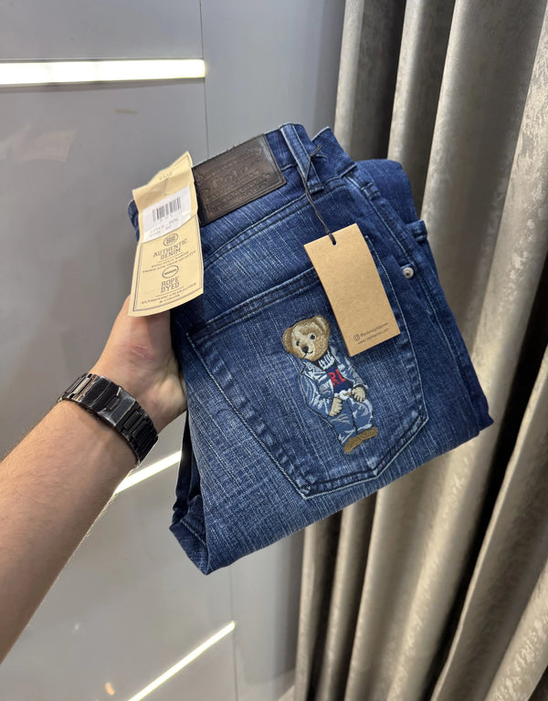 Ralph  Lauren Mid Blue Teddy Edtion Imported Denim