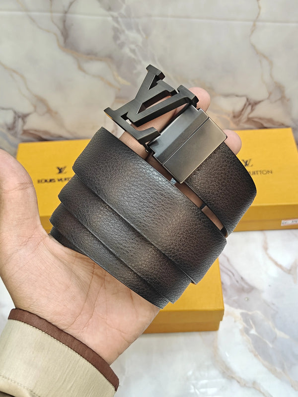 LV LOUIS VUITTON PREMIUM QUALITY REVERSEABLE BELT WITH OG BOX LV-324