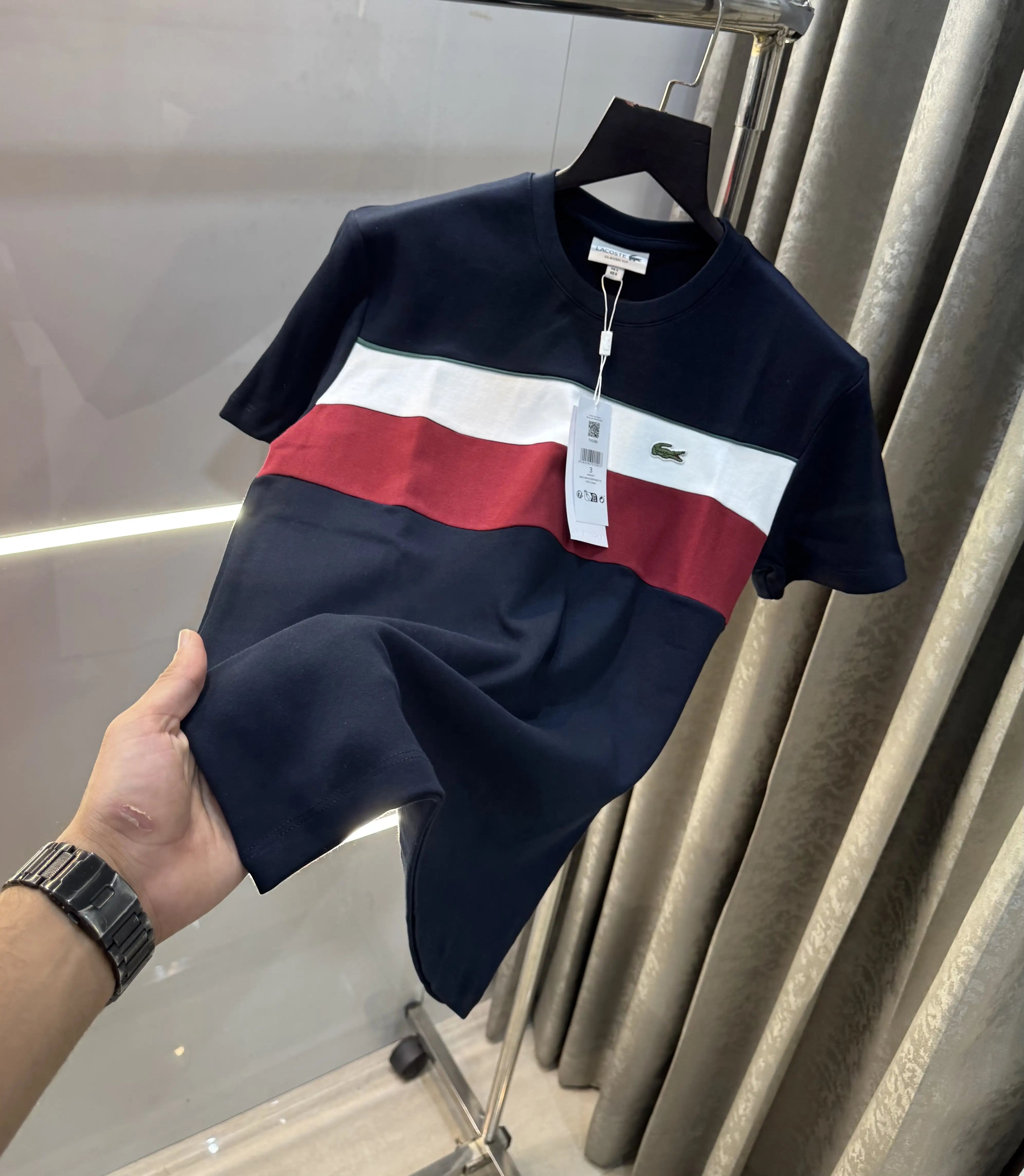 Lacost e Navy Blue Premium Classic T-Shirt Secondary image